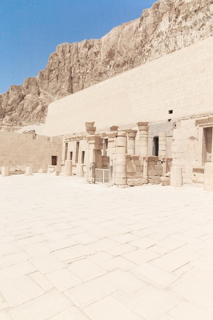 The temple of Hatshepsut near Luxor in Egypt