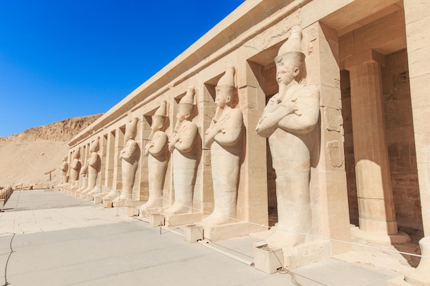 The temple of Hatshepsut near Luxor in Egypt