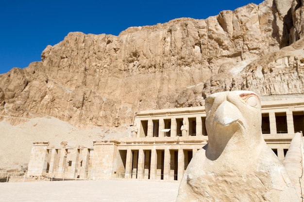 The temple of Hatshepsut near Luxor in Egypt