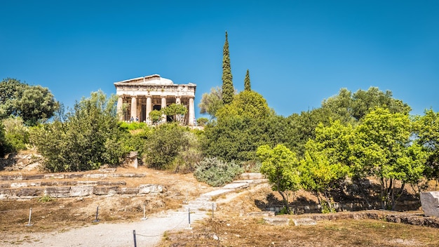 アゴラ アテネ ギリシャのヘファイストス神殿