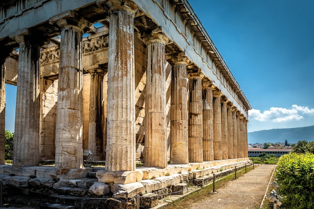 Temple of Hephaestus in Athens Greece