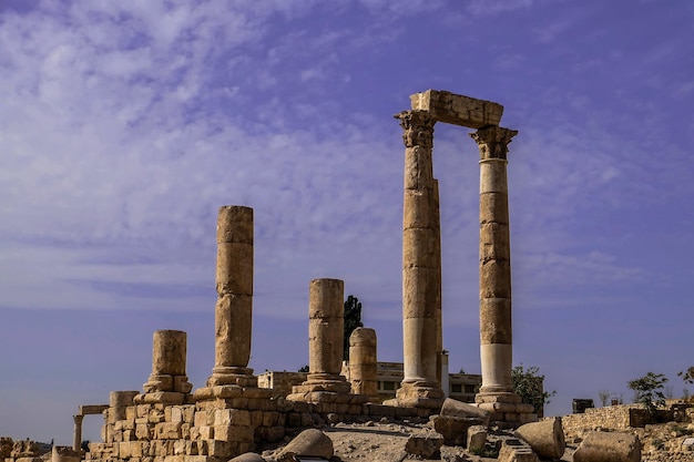 Temple of Hercules of the Amman Citadel complexAmman Jordan