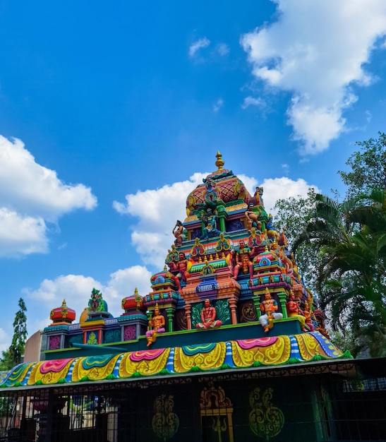 the temple is located in the complex.