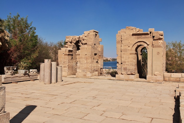 Temple of Isis on the Island of Philae, Egypt