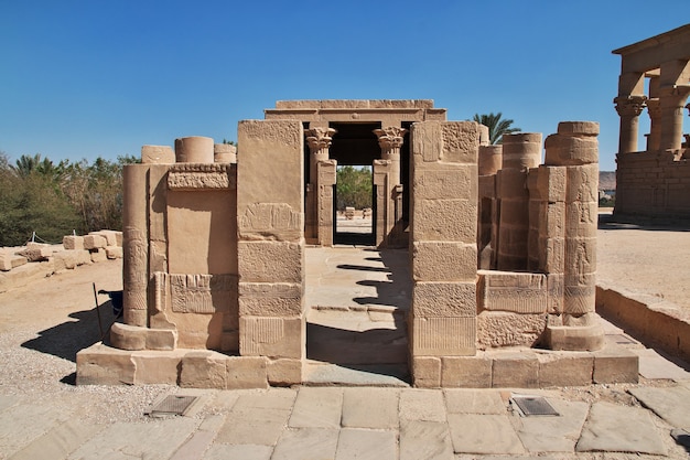 Temple of Isis on the Island of Philae in Egypt