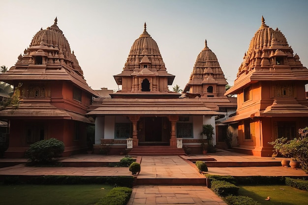 Photo temple in khajuraho stone carved erotic bas relief in hindu temple in khajuraho india unesco worl