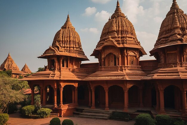 Temple in Khajuraho Stone carved erotic bas relief in Hindu temple in Khajuraho India Unesco Worl