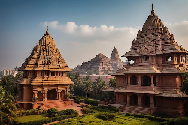 Temple in Khajuraho Stone carved erotic bas relief in Hindu temple in Khajuraho India Unesco Worl