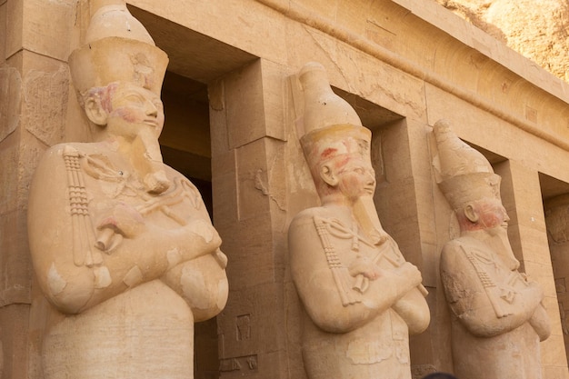 Temple of Queen Hatshepsut, View of the temple in the rock in Egypt