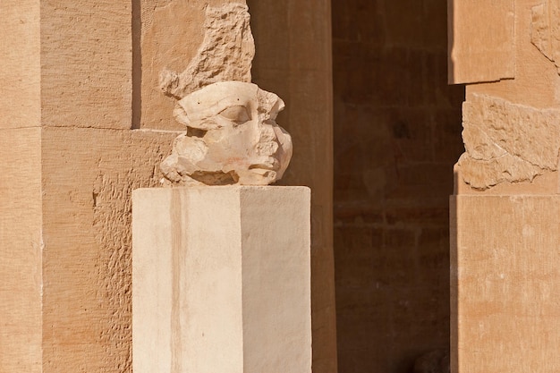 Temple of Queen Hatshepsut, View of the temple in the rock in Egypt