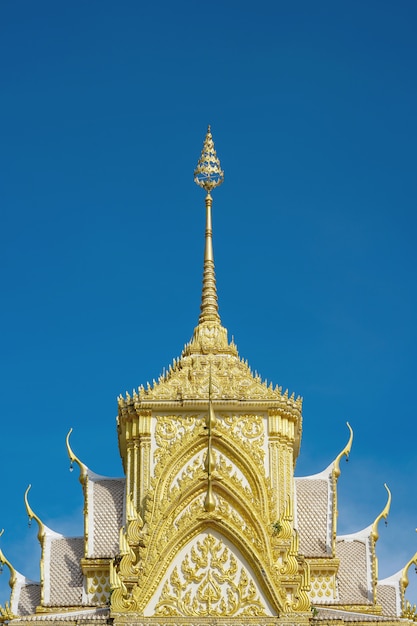 Tetto del tempio, santuario buddista di chanthaburi