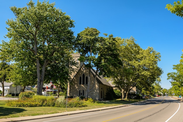 The Temple in the shade of the trees