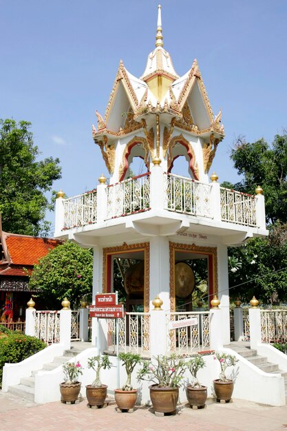 Photo temple site ayutthaya wat yai chaimongkol thailand siam asia