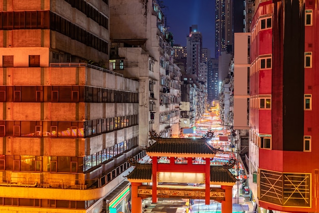 Temple street night market hong kong