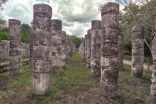 Temple of the Warriors in Chichen Itza