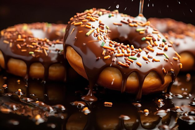 Tempting Glazed Donuts Image