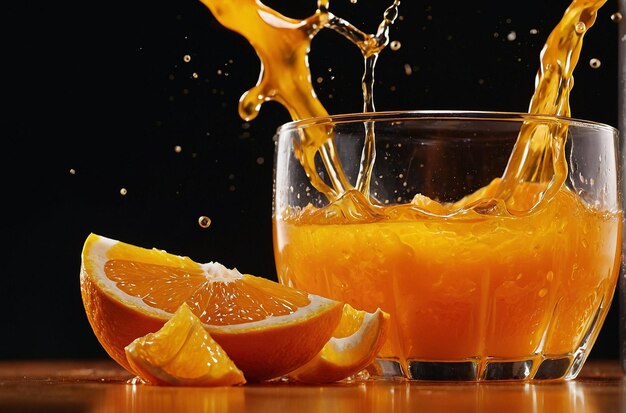 誘惑 的 な オレンジ ジュース の 喜び