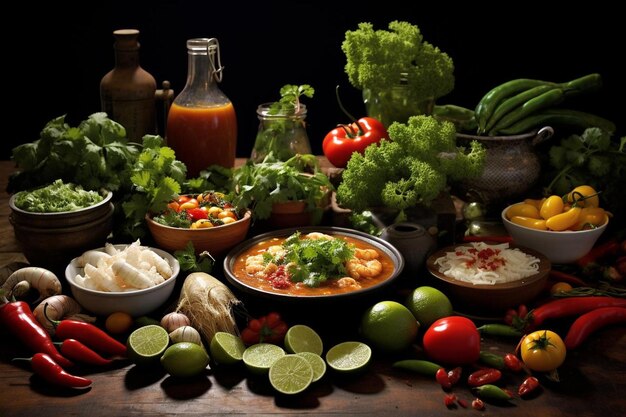 Tempting Pozole Party Display