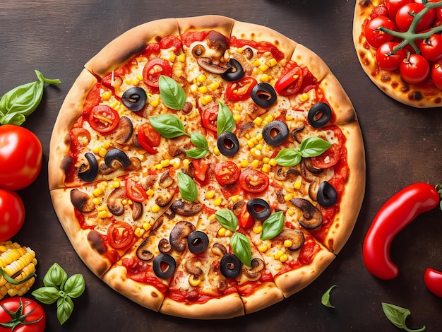 Tempting Spicy Pizza Pictures That Will Ignite Your Cravings Generative AI