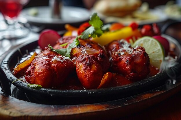 Tempting Tandoori Chicken Platter with Tandoori Spice Rub