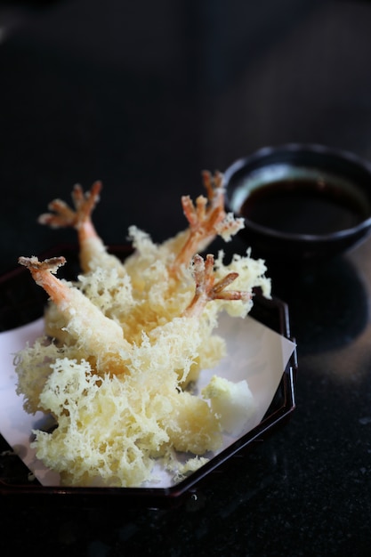 Tempura Fried shrimp Japanese style