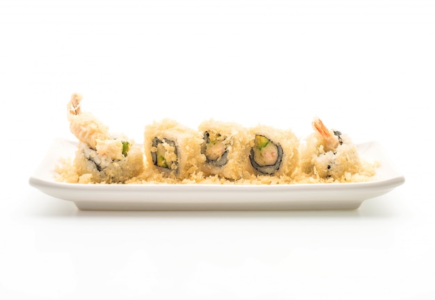 tempura garnalen sushi roll