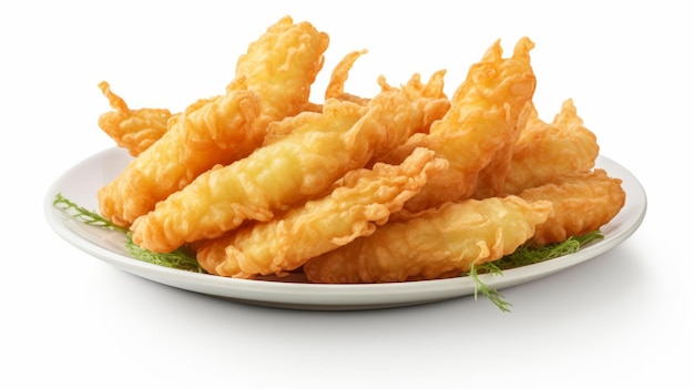 Premium Photo | Tempura isolated on White Background