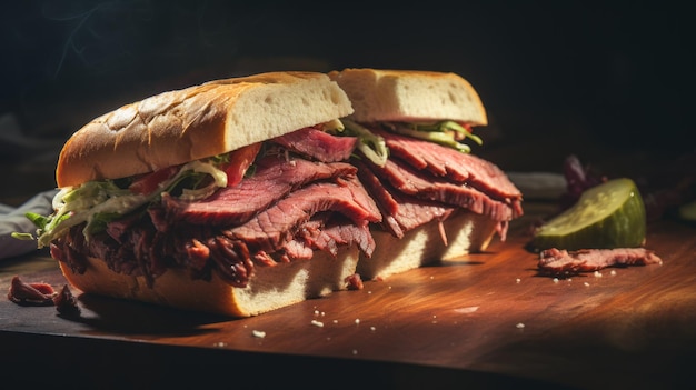 Tender Grilled Beef Sandwich A Delicious Delight