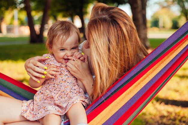 tender photo of happy mother and a child Mothers Day concept A happy family