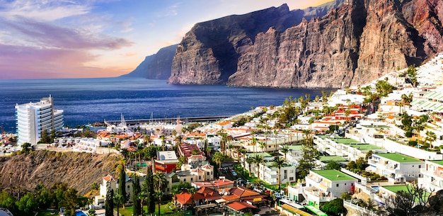 Tenerife holidays - beautiful Los Gigantes . Canary islands