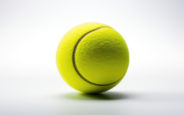 Tennis ball Of Green Color Isolated on White Background PNG