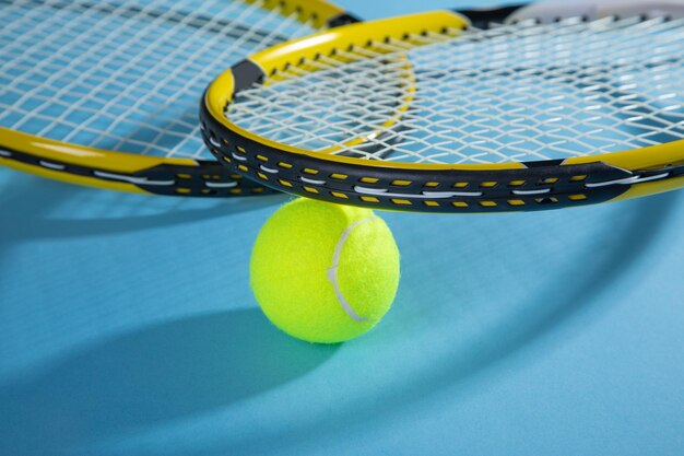 Tennis ball and rackets Sport Hobby Lifestyle