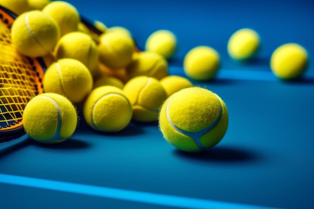 Tennis ball sport Generate Ai