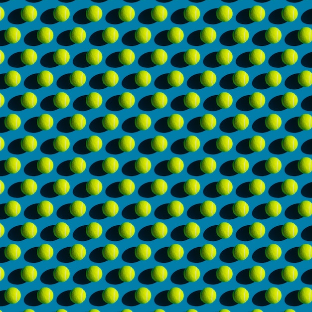 Tennis balls pattern background