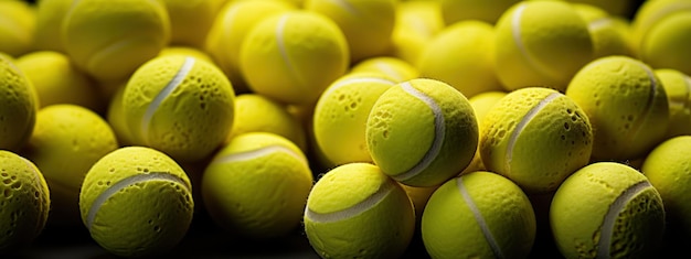 Foto modello di palle da tennis