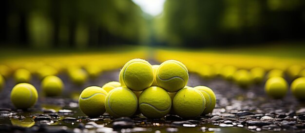 Foto palle e racchette da tennis