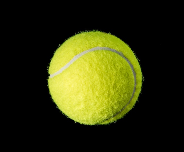 Photo tennis on black background