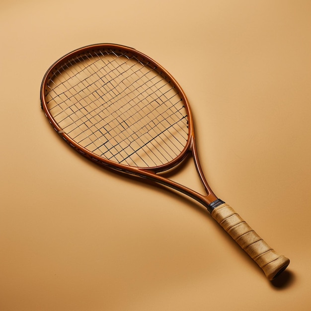 a tennis racket with the letter x on it