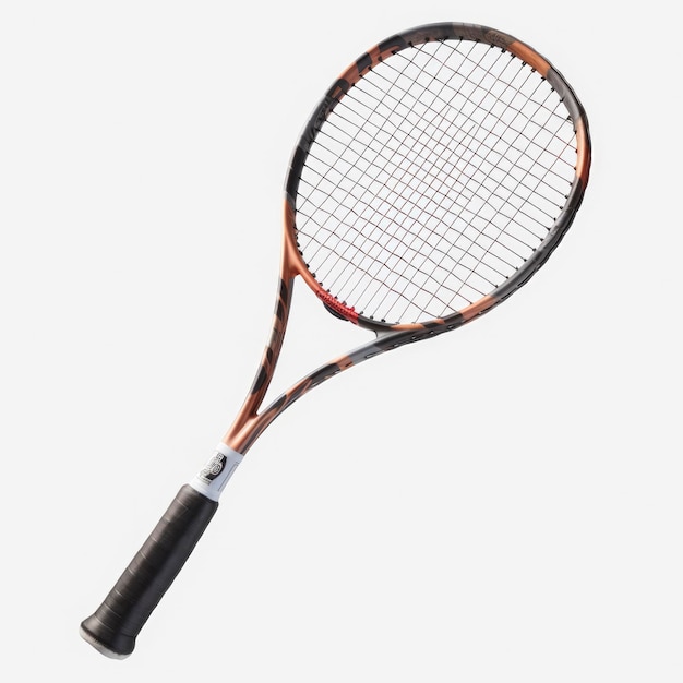 A tennis racket with the word tennis on it