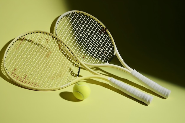 Tennis Rackets and Ball Set Generative AI