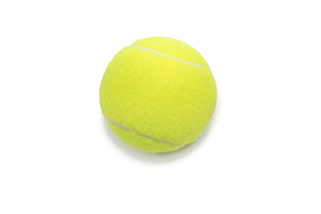 Tennisballen geïsoleerd op wit.