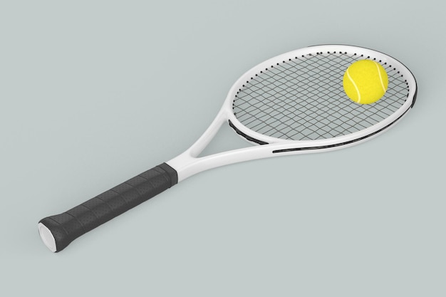 Tennisracket en bal