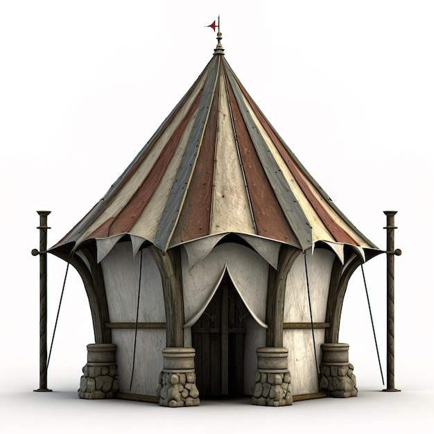 Tent for army from Medieval age