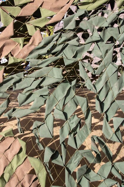 Tent cover in camouflage color background or texture