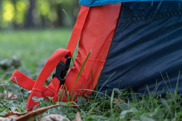 Foto pili di tenda per la protezione dai venti forti e dalle tempeste