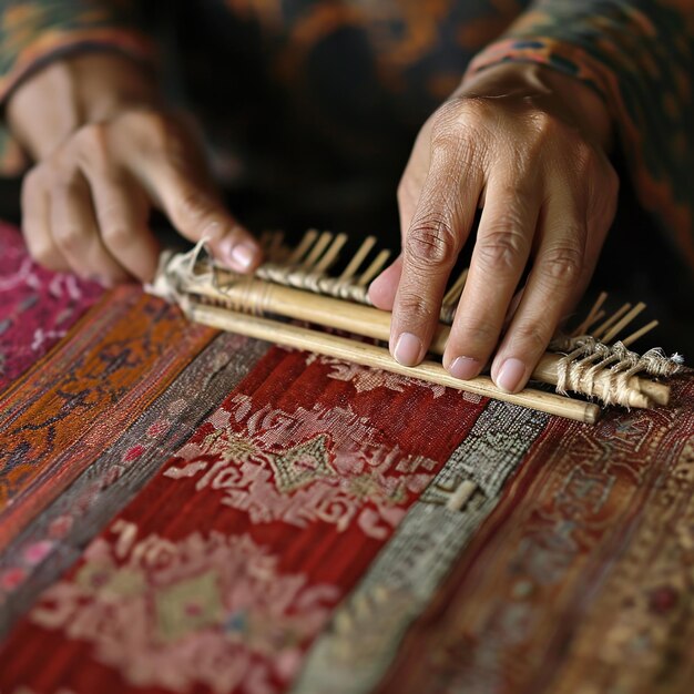 Photo tenun weaving