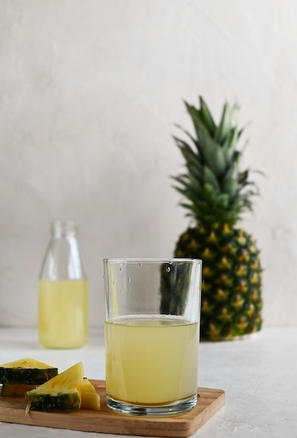 Tepache is a fermented drink made from pineapples sugar and spices