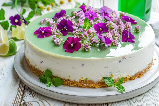 A tequila and lime cheesecake showcasing culinary uses