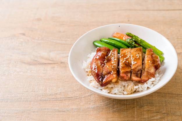 teriyaki chicken rice bowl