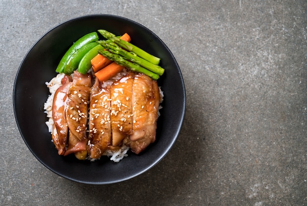 teriyaki chicken rice bowl